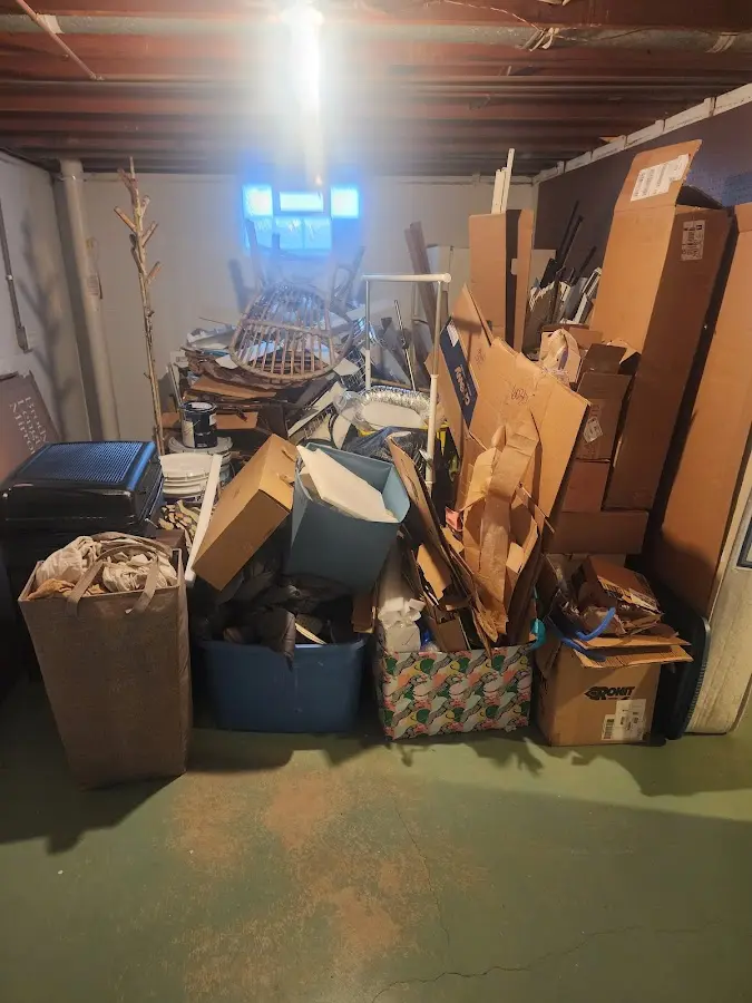 Roll-off dumpster container at job site for 8 Yard Dumpster Rental in Waipio